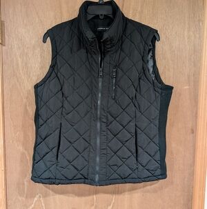 Black Quilted Vest